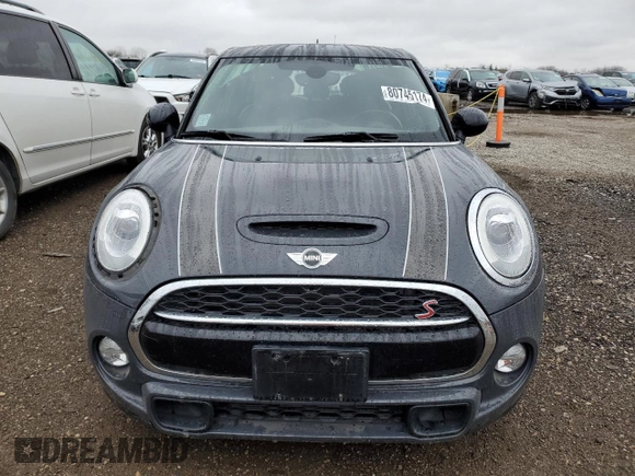 2018 MINI Hardtop 4 Door Cooper S with VIN WMWXU3C50J2F49733, listed as a Copart auction lot 80745174 with 35,755 mi miles and Salvage title. Bid and sale history available at DreamBid. Image 5.