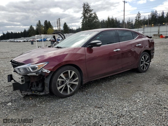 2017 Nissan Maxima SL with VIN 1N4AA6AP5HC395437, listed as a Copart auction lot 51319805 with NaN miles and Salvage Title. Bid and sale history available at carsss.com. Image 1.