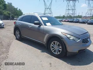 2009 Infiniti FX with VIN JNRAS18W89M154927, listed as a IAAI auction lot 42661420 with 205,611 mi miles and . Bid and sale history available at DreamBid. Image 1.