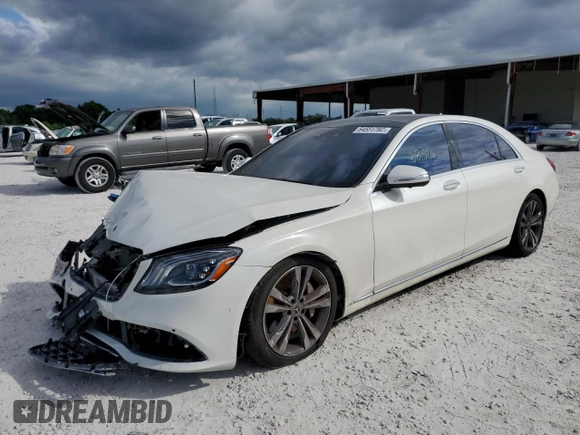 2020 Mercedes-Benz S with VIN W1KUG6GB2LA530949, listed as a Copart auction lot 64551792 with 38,526 mi miles and . Bid and sale history available at DreamBid. Image 2.