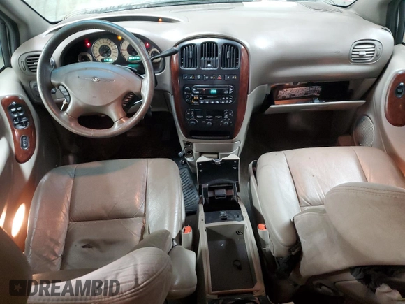 2001 Chrysler Town & Country Limited with VIN 2C8GP64L81R152213, listed as a Copart auction lot 43146245 with 216,178 mi miles and Salvage Title. Bid and sale history available at carsss.com. Image 8.