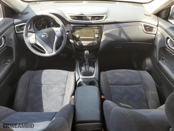 2015 Nissan Rogue S with VIN KNMAT2MT2FP504352, listed as a Copart auction lot 52797585 with 156,644 mi miles and Salvage Title. Bid and sale history available at carsss.com. Image 8.
