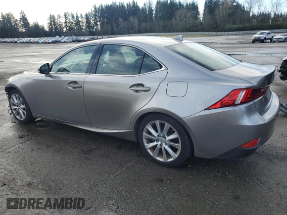 2014 Lexus IS 250 with VIN JTHBF1D21E5032098, listed as a Copart auction lot 50249285 with 81,821 mi miles and Salvage Title. Bid and sale history available at DreamBid. Image 2.