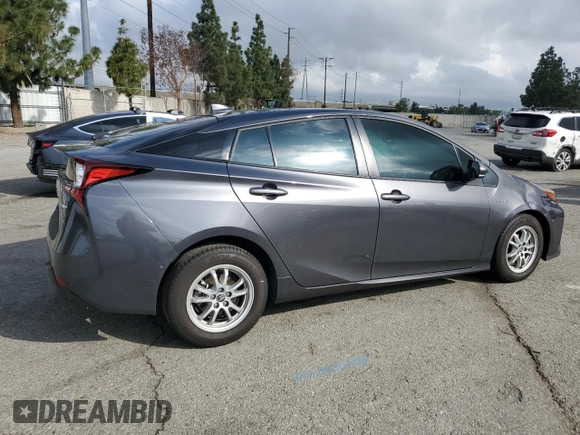 2022 Toyota Prius L Eco with VIN JTDKAMFU9N3169978, listed as a Copart auction lot 51473665 with 52,688 mi miles and Salvage Title. Bid and sale history available at carsss.com. Image 3.
