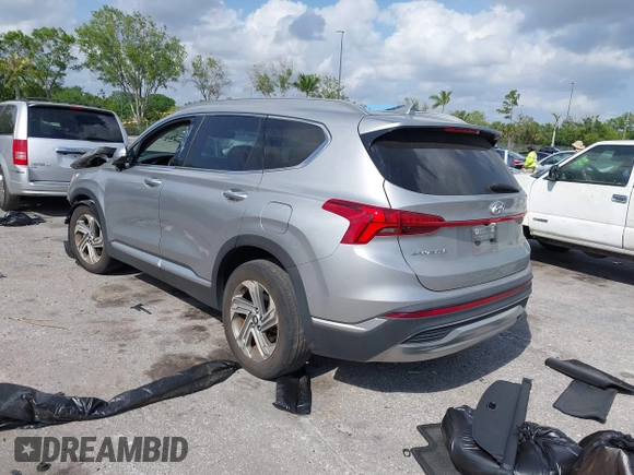 2022 Hyundai Santa Fe SEL with VIN 5NMS34AJXNH393589, listed as a IAAI auction lot 41908857 with 22,661 mi miles and . Bid and sale history available at DreamBid. Image 3.