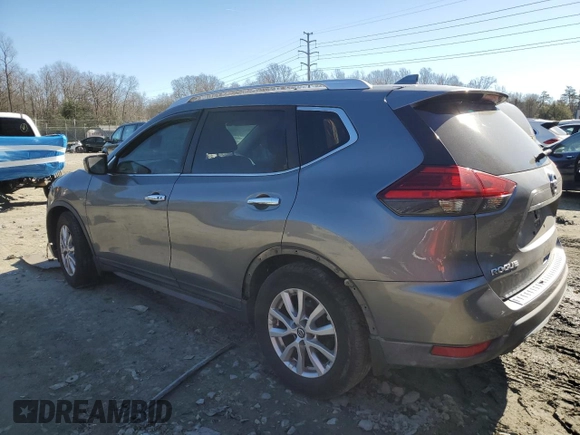 2017 Nissan Rogue SV with VIN KNMAT2MV7HP546682, listed as a Copart auction lot 46776695 with 158,839 mi miles and Salvage Title. Bid and sale history available at carsss.com. Image 2.