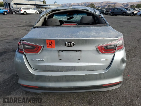 2016 Kia Optima Hybrid with VIN KNAGM4AD8G5094991, listed as a Copart auction lot 78432014 with 180,365 mi miles and Salvage Title. Bid and sale history available at carsss.com. Image 6.