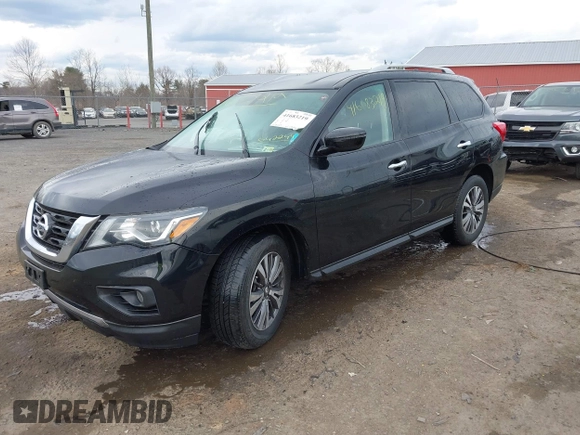2019 Nissan Pathfinder S with VIN 5N1DR2MM7KC642244, listed as a IAAI auction lot 41683219 with 102,507 mi miles and . Bid and sale history available at DreamBid. Image 17.