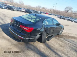 2015 Kia Cadenza Premium with VIN KNALN4D72F5181432, listed as a IAAI auction lot 41747354 with 97,398 mi miles and . Bid and sale history available at DreamBid. Image 4.