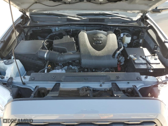 2021 Toyota Tacoma 4WD SR with VIN 3TMCZ5AN2MM436040, listed as a Copart auction lot 52879625 with 27,244 mi miles and Salvage Title. Bid and sale history available at carsss.com. Image 11.