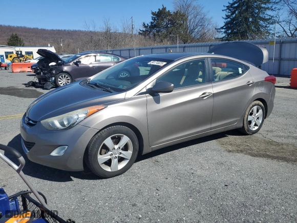 2013 Hyundai Elantra GLS PZEV with VIN 5NPDH4AE8DH183250, listed as a Copart auction lot 50174825 with 89,962 mi miles and Salvage Title. Bid and sale history available at carsss.com. Image 1.
