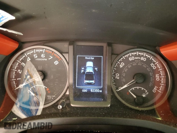 2020 Toyota Tacoma SR5 z VIN 3TYDZ5BN9LT000209, wystawiony jako Copart lot #56127875 z przebiegiem 92 350 mil mil oraz Szkoda całkowita • Salvage title. Historia ofert i sprzedaży dostępna na DreamBid. Obrazek 9.