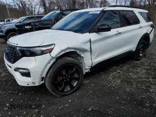 2023 Ford Explorer ST with VIN 1FM5K8GC9PGB78100, listed as a Copart auction lot 52565915 with 14,517 mi miles and Salvage Title. Bid and sale history available at carsss.com. Image 1.