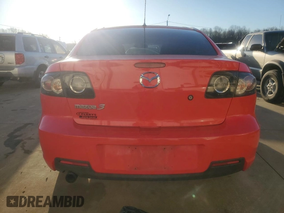 2008 Mazda 3 i Sport with VIN JM1BK12F481832859, listed as a Copart auction lot 42620835 with 193,293 mi miles and Salvage Title. Bid and sale history available at DreamBid. Image 6.