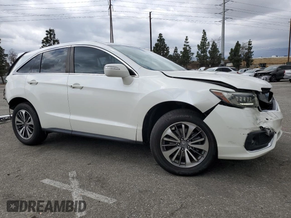 2017 Acura RDX Advance with VIN 5J8TB3H76HL006522, listed as a Copart auction lot 50942425 with 85,632 mi miles and Salvage title. Bid and sale history available at DreamBid. Image 4.