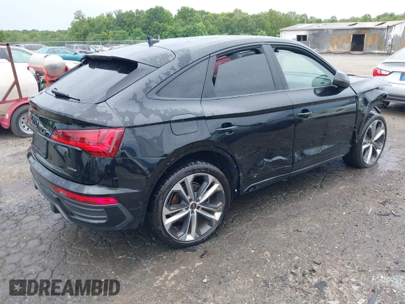 2023 Audi Q5 Sportback S line Prestige with VIN WA16AAFY7P2090802, listed as a IAAI auction lot 42326832 with Not provided miles and . Bid and sale history available at DreamBid. Image 4.