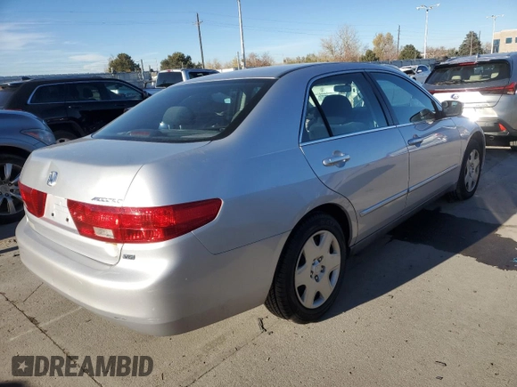 2005 Honda Accord LX with VIN 1HGCM66355A049333, listed as a Copart auction lot 79764894 with 155,334 mi miles and Salvage title. Bid and sale history available at DreamBid. Image 3.