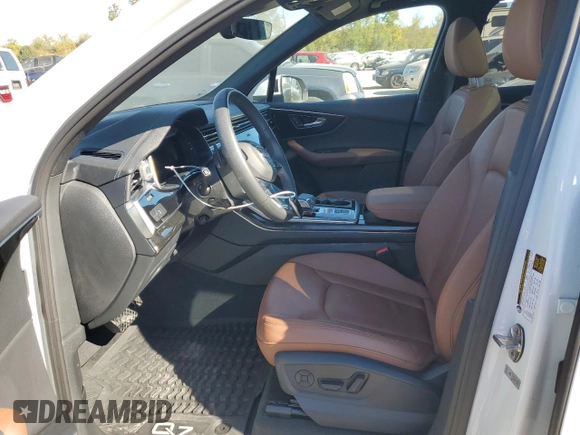 2023 Audi Q7 Premium z VIN WA1ACBF79PD013287, wystawiony jako Copart lot #72958484 z przebiegiem 25 873 mil mil oraz Szkoda całkowita • Salvage title. Historia ofert i sprzedaży dostępna na DreamBid. Obrazek 7.