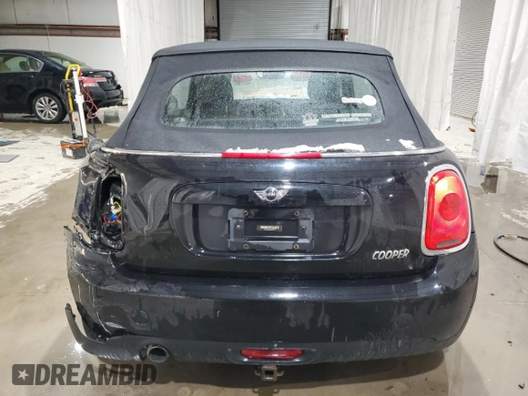 2017 MINI Convertible Cooper with VIN WMWWG5C36H3C99710, listed as a Copart auction lot 89058985 with 49,934 mi miles and Salvage title. Bid and sale history available at DreamBid. Image 6.