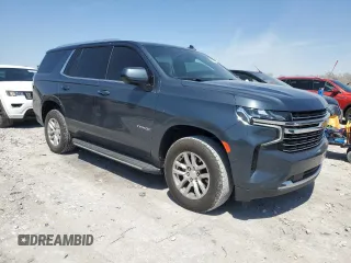 2021 Chevrolet Tahoe LT with VIN 1GNSCNKD7MR355575, listed as a Copart auction lot 53296505 with 91,928 mi miles and Salvage title. Bid and sale history available at DreamBid. Image 4.
