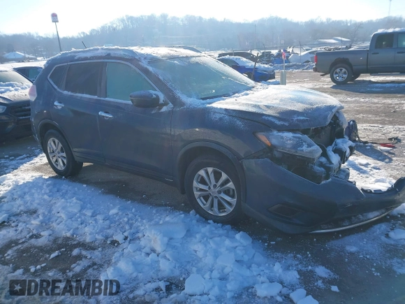 2016 Nissan Rogue S with VIN KNMAT2MT4GP651385, listed as a IAAI auction lot 41260834 with 120,932 mi miles and . Bid and sale history available at DreamBid. Image 1.