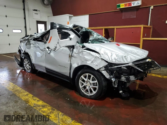 2022 Chevrolet Equinox LT z VIN 3GNAXJEVXNL24471X, wystawiony jako Copart lot #53805995 z przebiegiem Nie podano mil oraz Nie do naprawy • Non repairable. Historia ofert i sprzedaży dostępna na DreamBid. Obrazek 4.