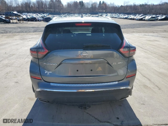 2023 Nissan Murano SL with VIN 5N1AZ2CS6PC105231, listed as a Copart auction lot 50920975 with 39,787 mi miles and Salvage Title. Bid and sale history available at carsss.com. Image 6.