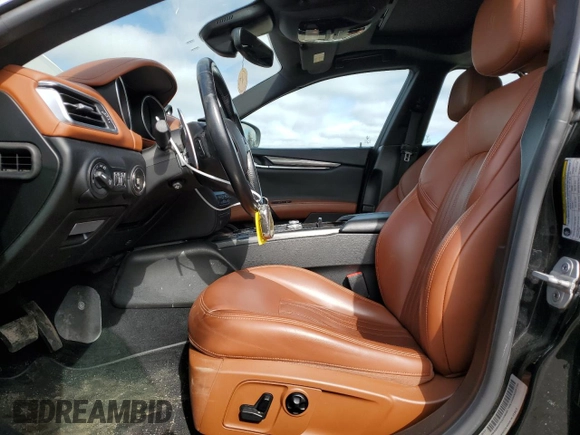 2018 Maserati Ghibli S Q4 GranLusso with VIN ZAM57YTL5J1280401, listed as a Copart auction lot 43784454 with 42,057 mi miles. Bid and sale history available at carsss.com. Image 7.