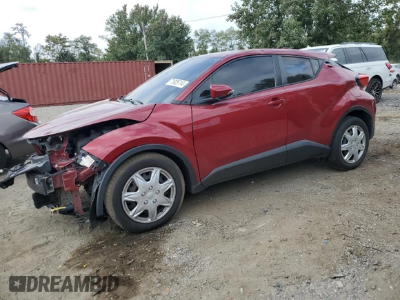 2019 Toyota C-HR XLE with VIN NMTKHMBX8KR092279, listed as a Copart auction lot 71925714 with 95,582 mi miles and Salvage Title. Bid and sale history available at DreamBid. Image 1.