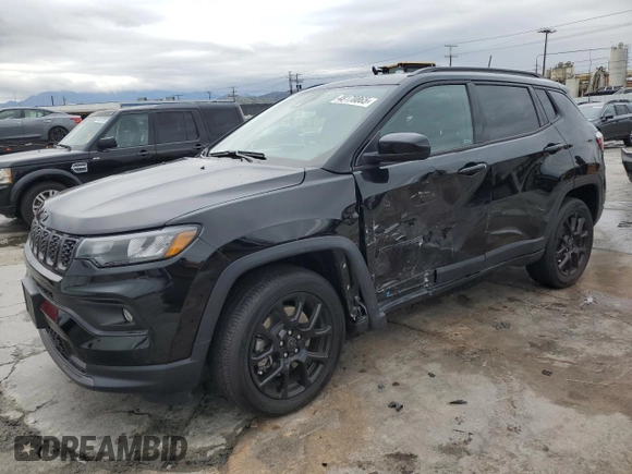 2025 Jeep Compass Latitude с VIN 3C4NJDBN5ST505542, выставлен на аукционе Copart как лот 48170865 с пробегом 1 000 миль миль и Списание • Salvage title. История ставок и продаж доступна на DreamBid. Изображение 1.