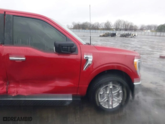 2021 Ford F-150 XL with VIN 1FTFW1E84MKE97559, listed as a IAAI auction lot 41544523 with 54,867 mi miles. Bid and sale history available at carsss.com. Image 6.