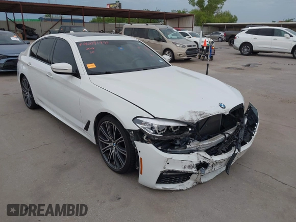 2018 BMW 5 Series 540i z VIN WBAJE5C52JWA93872, wystawiony jako IAAI lot #42191999 z przebiegiem 47 508 mil mil oraz . Historia ofert i sprzedaży dostępna na DreamBid. Obrazek 1.