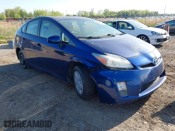 2011 Toyota Prius I with VIN JTDKN3DU1B1410358, listed as a IAAI auction lot 42244411 with 178,955 mi miles and . Bid and sale history available at DreamBid. Image 1.