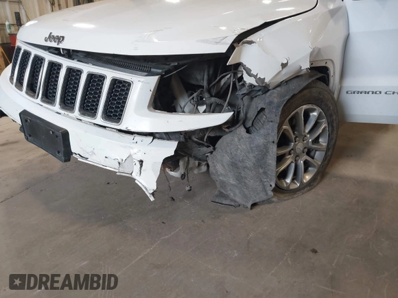 2014 Jeep Grand Cherokee Limited with VIN 1C4RJFBT1EC241036, listed as a IAAI auction lot 42179136 with 148,968 mi miles and . Bid and sale history available at DreamBid. Image 6.