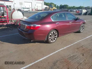 2015 Honda Accord Sport with VIN 1HGCR2F50FA117874, listed as a IAAI auction lot 42136595 with 152,240 mi miles and . Bid and sale history available at DreamBid. Image 4.