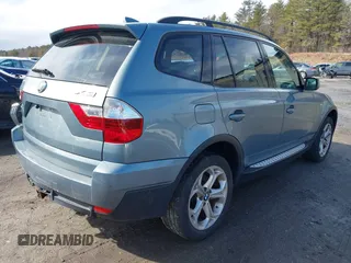 2009 BMW X3 xDrive30i with VIN WBXPC93449WJ25928, listed as a IAAI auction lot 41721787 with 102,570 mi miles. Bid and sale history available at carsss.com. Image 4.