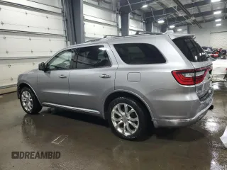 2016 Dodge Durango Citadel Anodized Platinum with VIN 1C4SDJETXGC466369, listed as a Copart auction lot 58621274 with 132,975 mi miles and Salvage title. Bid and sale history available at DreamBid. Image 2.