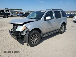 2012 Nissan Pathfinder LE z VIN 5N1AR1NB5CC613546, wystawiony jako Copart lot #46639915 z przebiegiem Nie podano mil oraz Szkoda całkowita • Salvage title. Historia ofert i sprzedaży dostępna na DreamBid. Obrazek 1.