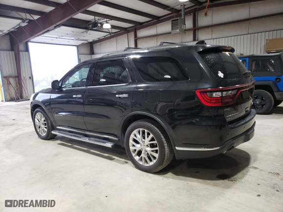 2014 Dodge Durango Citadel with VIN 1C4RDJEG8EC563357, listed as a Copart auction lot 52500965 with 120,769 mi miles and Salvage Title. Bid and sale history available at carsss.com. Image 2.