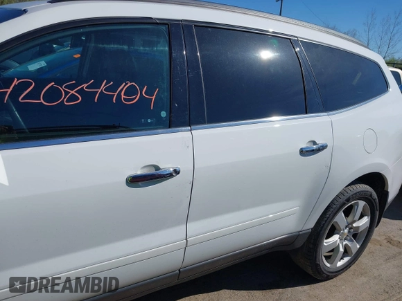 2017 Chevrolet Traverse LT with VIN 1GNKRGKD6HJ100575, listed as a IAAI auction lot 42084404 with 114,152 mi miles and . Bid and sale history available at DreamBid. Image 14.