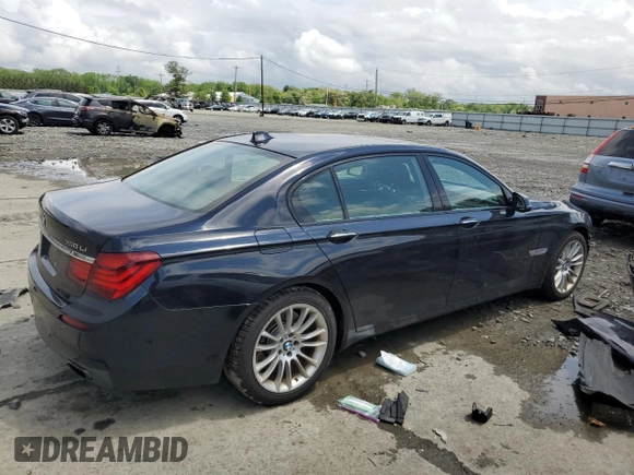 2014 BMW 7 Series ALPINA B7 xDrive with VIN WBAYF8C5XED653245, listed as a Copart auction lot 56010085 with 114,519 mi miles and Salvage title. Bid and sale history available at DreamBid. Image 3.