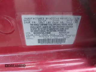 2014 Nissan Note SV with VIN 3N1CE2CP4EL410638, listed as a IAAI auction lot 42629986 with 157,886 mi miles and . Bid and sale history available at DreamBid. Image 9.