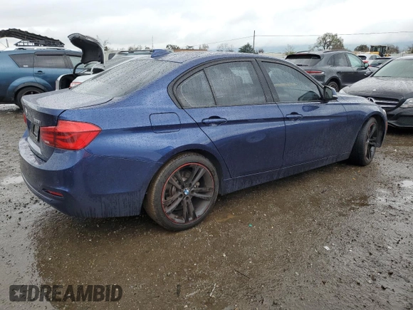 2016 BMW 3 Series 328i with VIN WBA8E9G55GNT81414, listed as a Copart auction lot 47995395 with 87,793 mi miles and Salvage Title. Bid and sale history available at carsss.com. Image 3.