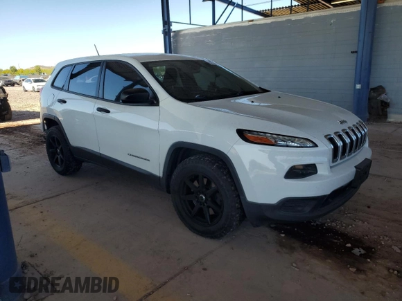 2016 Jeep Cherokee Altitude with VIN 1C4PJMAS3GW338230, listed as a Copart auction lot 52555605 with 107,732 mi miles and Salvage title. Bid and sale history available at DreamBid. Image 4.