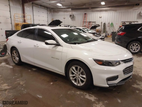 2016 Chevrolet Malibu LT with VIN 1G1ZE5ST0GF334882, listed as a IAAI auction lot 41389253 with 159,416 mi miles. Bid and sale history available at carsss.com. Image 1.