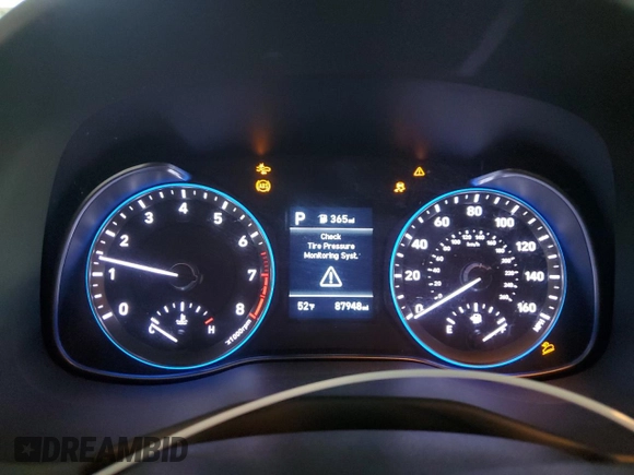 2020 Hyundai Kona SE with VIN KM8K12AA0LU466660, listed as a Copart auction lot 44336283 with 87,948 mi miles. Bid and sale history available at carsss.com. Image 9.