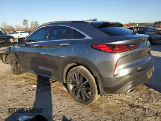 2023 Infiniti QX55 Luxe z VIN 3PCAJ5JR2PF112046, wystawiony jako Copart lot #41748665 z przebiegiem 26 500 mil mil oraz Szkoda całkowita • Salvage title. Historia ofert i sprzedaży dostępna na DreamBid. Obrazek 2.