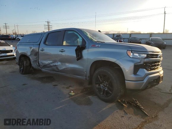 2024 Chevrolet Silverado 1500 RST with VIN 1GCUDEED9RZ398607, listed as a Copart auction lot 83109334 with 4,408 mi miles and Salvage Title. Bid and sale history available at carsss.com. Image 4.