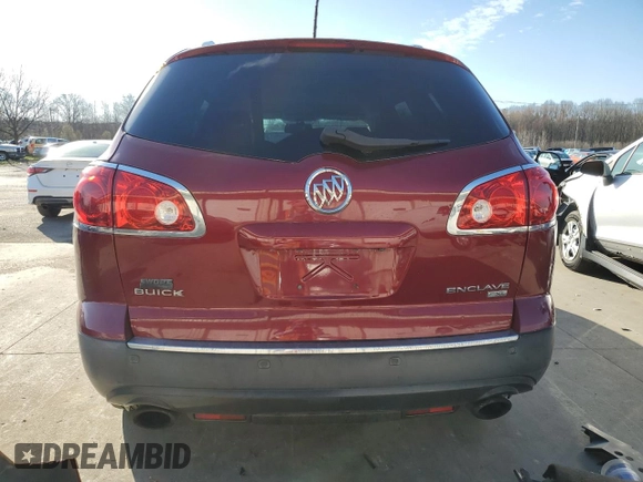 2011 Buick Enclave CXL-1 with VIN 5GAKRBED1BJ118269, listed as a Copart auction lot 48939015 with 143,561 mi miles and Salvage Title. Bid and sale history available at carsss.com. Image 6.