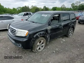 2014 Honda Pilot EX-L with VIN 5FNYF3H73EB015573, listed as a Copart auction lot 54380885 with 197,366 mi miles and Salvage title. Bid and sale history available at DreamBid. Image 15.
